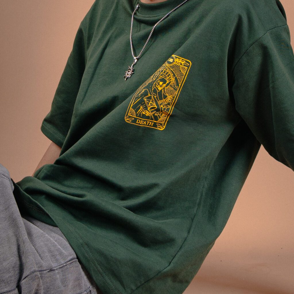 Death Card Oversized T-Shirt