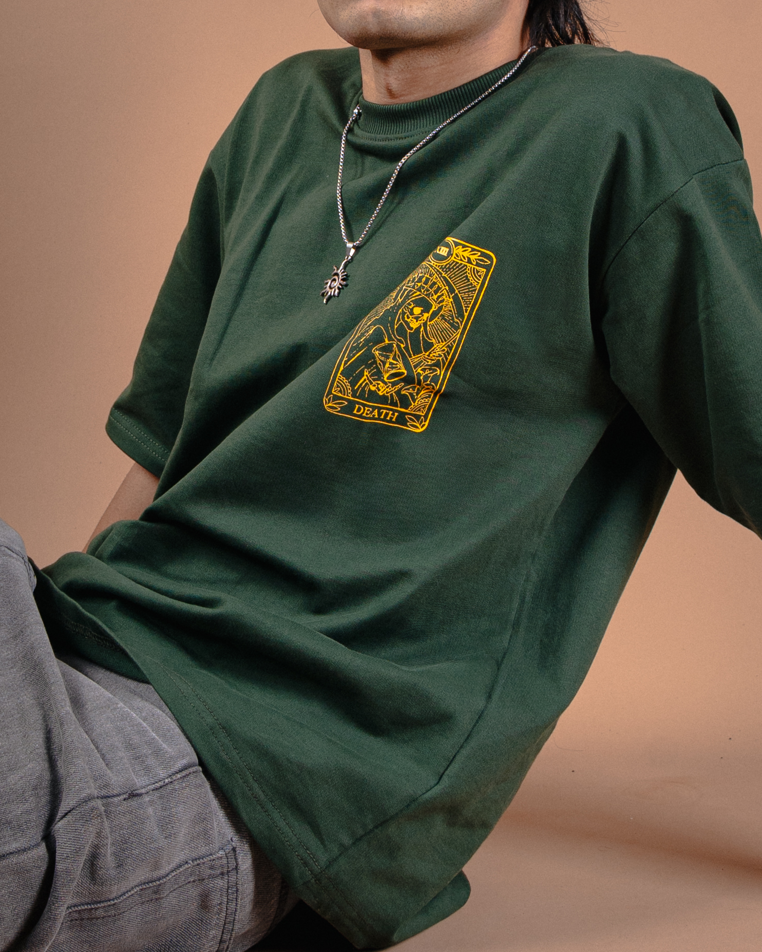 Death Card Oversized T-Shirt